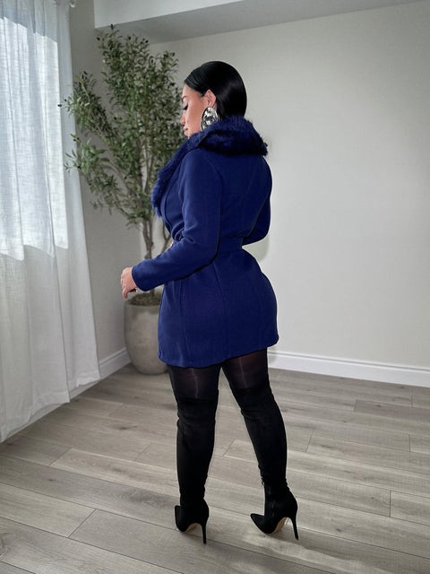 Exclusive Coat In Blue