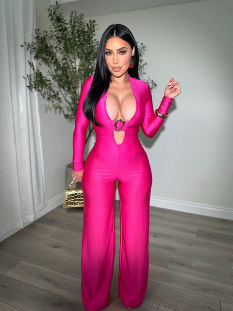 Expense Fuchsia Jumpsuit