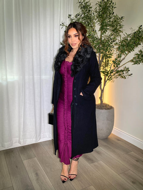 Date Nights Black Coat