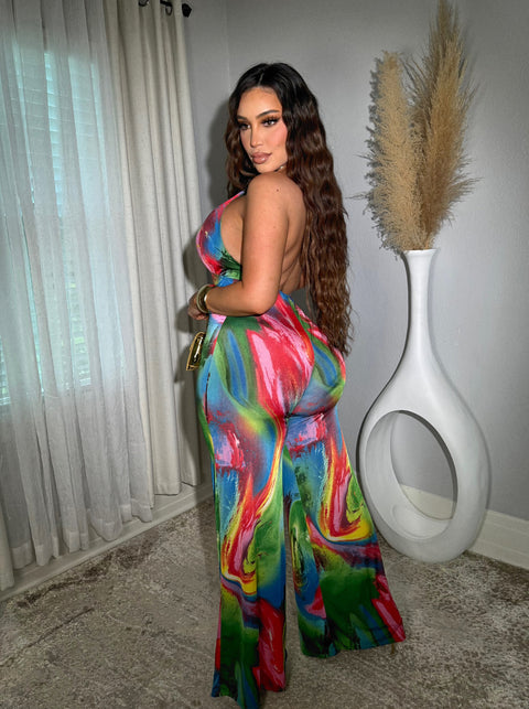 Colorful Summer Jumpsuit