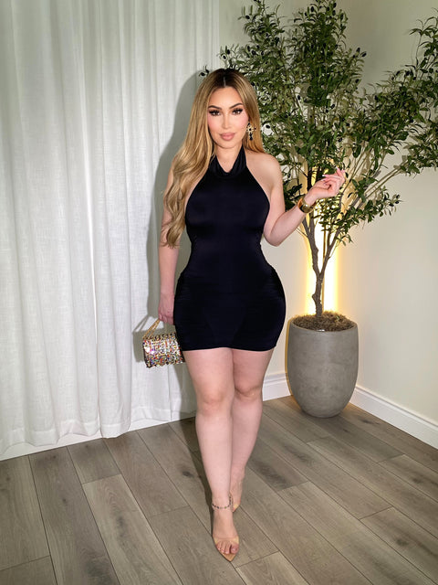 Porcha Black Mini Dress