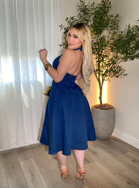 The Valencia Halter Dress