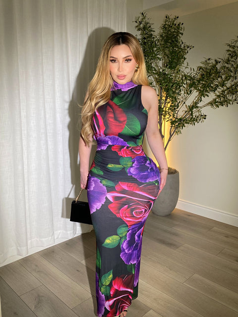 Dark Bloom Maxi