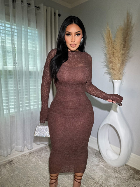 High Maintenance Mocha Dress