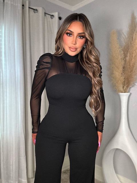 Elegance Black Jumpsuit