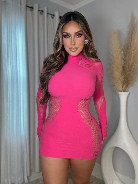 Apply Pressure Pink Dress