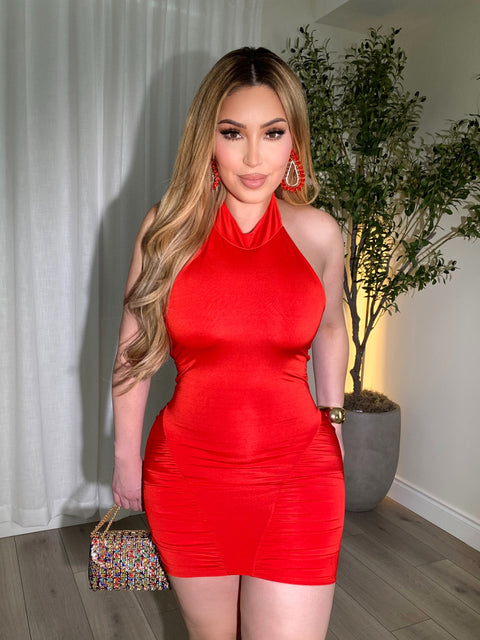Porcha Red Mini Dress