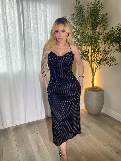 Paris Black Maxi Dress