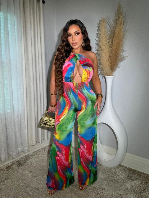 Colorful Summer Jumpsuit