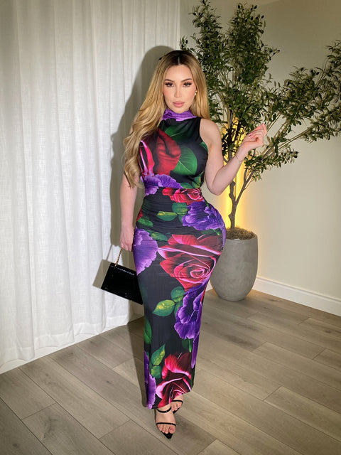 Dark Bloom Maxi