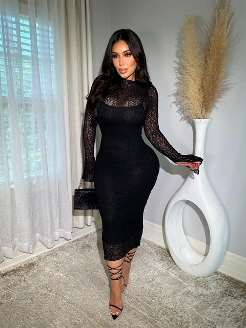 High Standards Black Dress