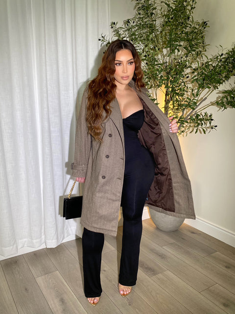 Espy Brown Long Coat