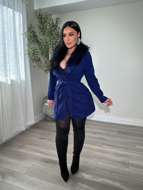 Exclusive Coat In Blue