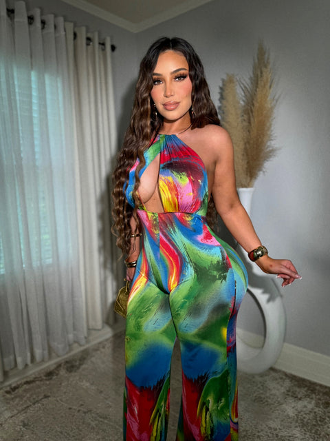 Colorful Summer Jumpsuit