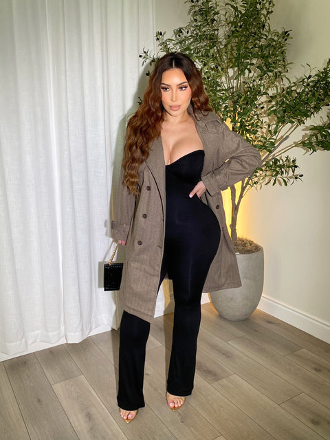 Espy Brown Long Coat
