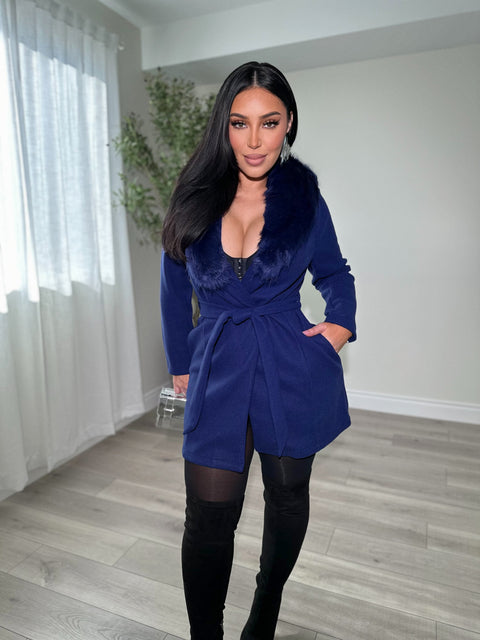 Exclusive Coat In Blue