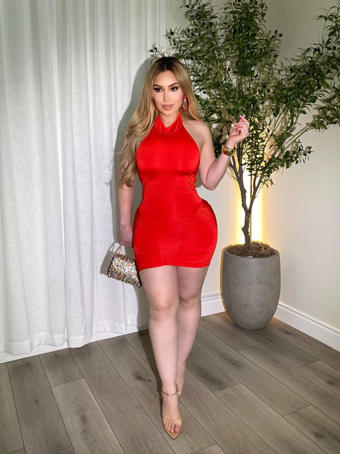 Porcha Red Mini Dress