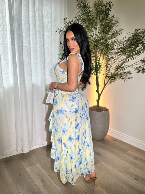 Bluebell Ruffle Maxi