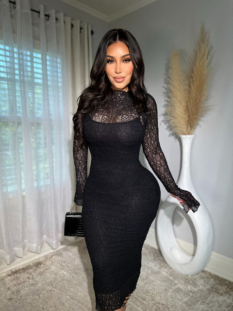 High Standards Black Dress