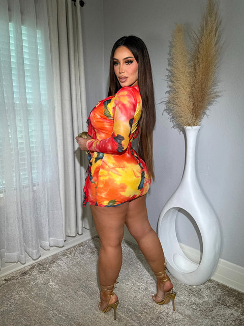 Vivid Splash Dress